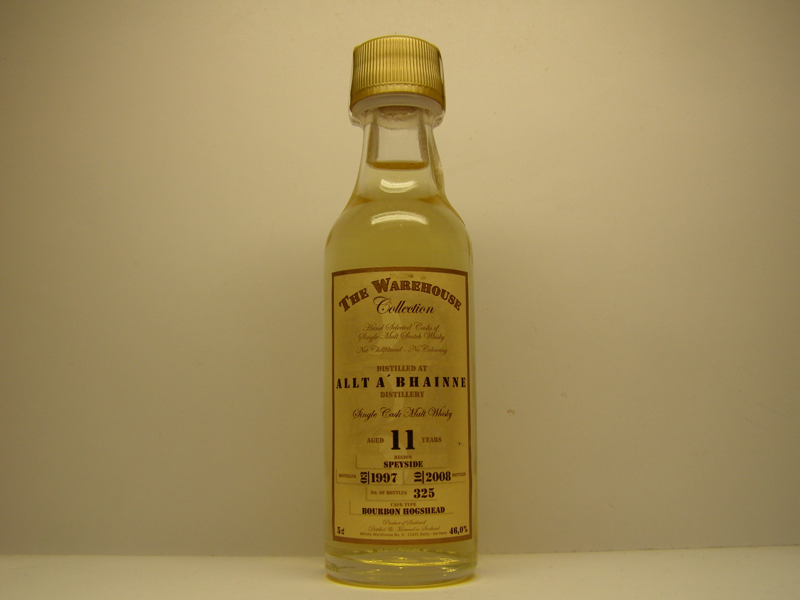 SCMW 11yo 1997-2008 "The Warehouse Collection" 5cl 46%